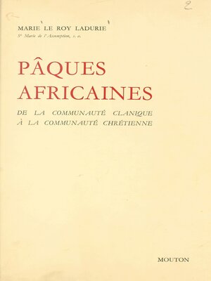 cover image of Pâques africaines